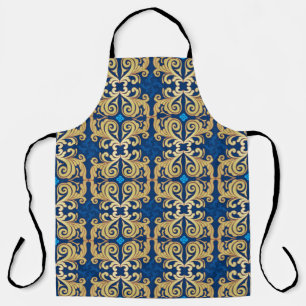Classic vintage ornamental ornate seamless pattern apron
