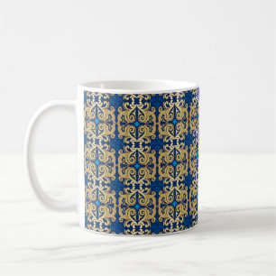 Classic vintage ornamental ornate seamless pattern coffee mug