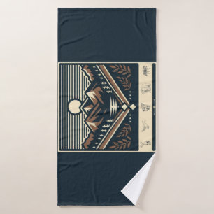 Classic/vintage outdoors/wilderness bath towel