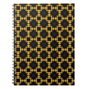 Classic vintage pattern. Design elements luxury, S Notebook