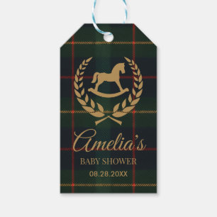 Classic Vintage Polo Horse Party Baby Shower Gift Tags