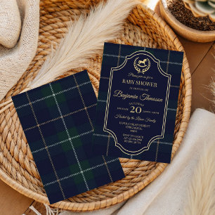 classic Vintage Polo Horse Party Baby shower  Invitation