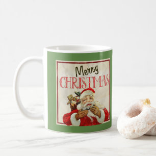Classic Vintage Santa Claus Christmas Coffee Mug