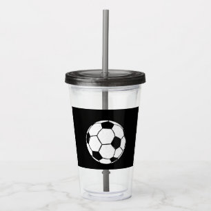 Classic Vintage Soccer Ball Distressed Sports Illu Acrylic Tumbler