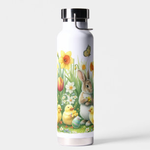 Classic/Vintage spring rabbit/chicken Water Bottle