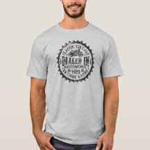 Classic Vintage Sprocket Logo Motorcycle Shirt