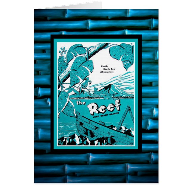 Classic vintage Tiki menu! (Front)