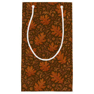 Classic, vintage Victorian autumn/fall leaves Small Gift Bag