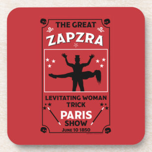 Classic vintage victorian Magic Show Coaster