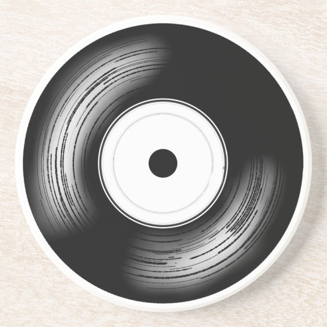 Classic Vinyl Disc Coaster (Front)