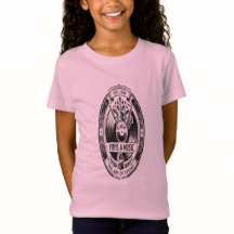 Classic Vinyl & Music Vintage Retro Girls T-Shirt