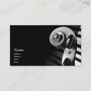 Classic Violin / Viola Scroll Business Card