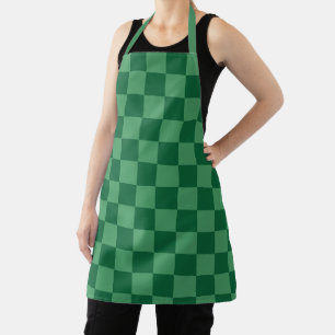 Classic visual magenta checkerboard  apron