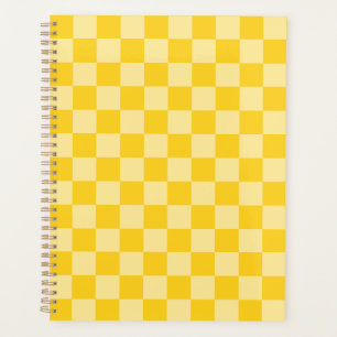 Classic visual magenta checkerboard planner