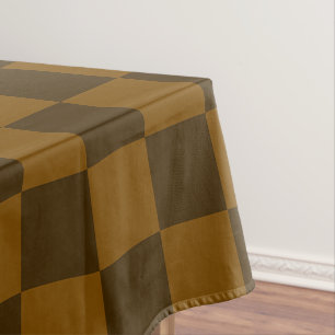 Classic visual magenta checkerboard  tablecloth