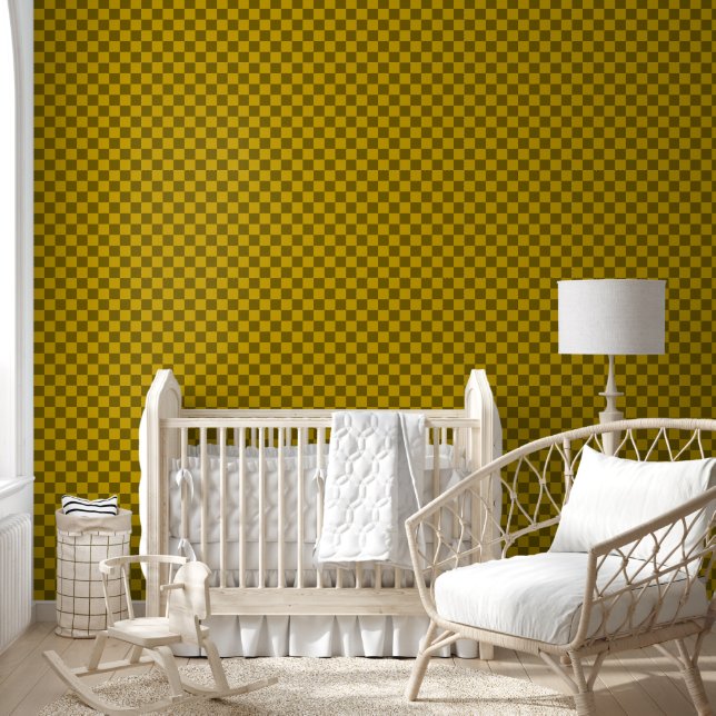 Classic visual magenta chequerboard  wallpaper (Kids)