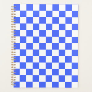Classic visual sapphire chequerboard  planner