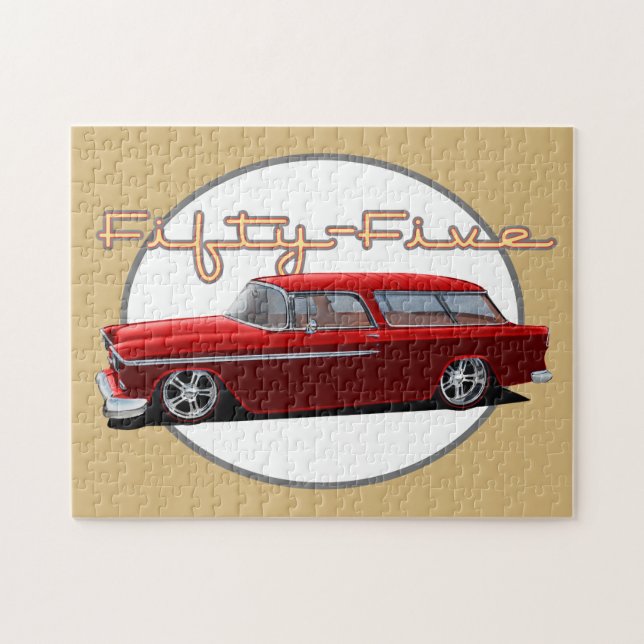 Classic Wagon Jigsaw Puzzle (Horizontal)