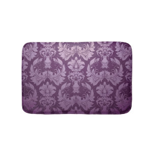 Classic Wallpaper: Seamless Vintage Design Bath Mat