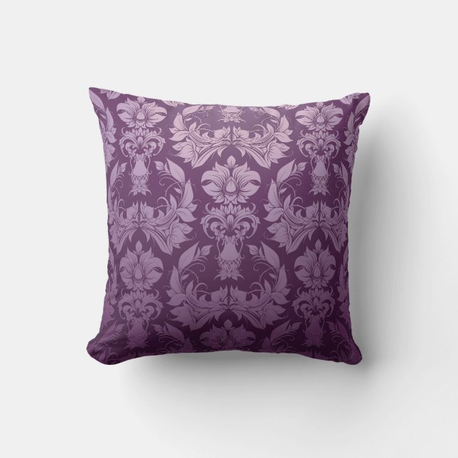 Classic Wallpaper: Seamless Vintage Design Cushion (Front)