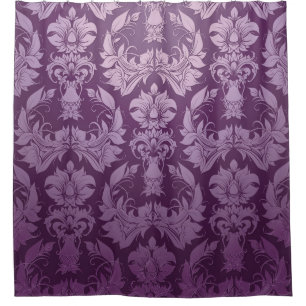 Classic Wallpaper: Seamless Vintage Design Shower Curtain