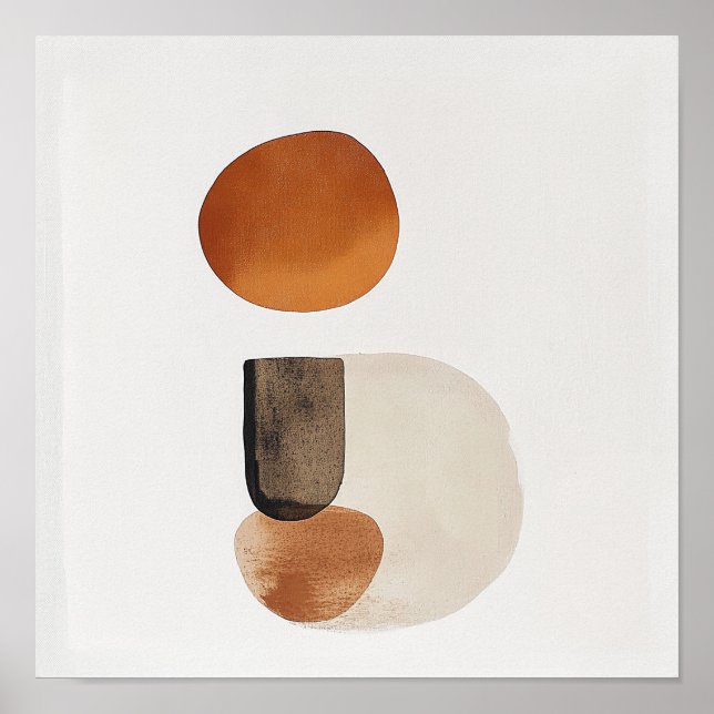 Classic Warm Interiors Minimalistic  Wall Art Post (Front)