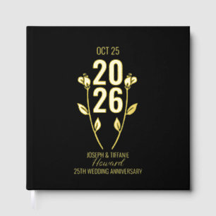 Classic Wedding Anniversary Guest Book