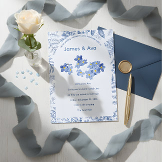 Classic wedding invitations