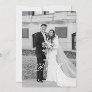 Classic Wedding Thank You Card