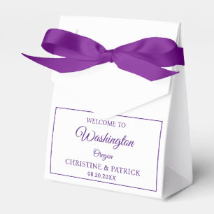 Classic Wedding Welcome Personalised Wedding Gifts Favour Box