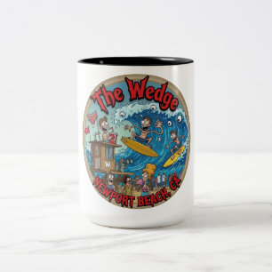 Classic Wedge Zany Two-Tone Coffee Mug