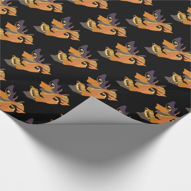 Classic Werewolf, Halloween Wrapping Paper (Corner)