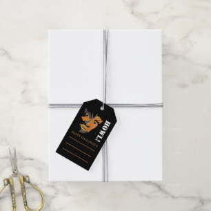Classic Werewolf, Happy Halloween Gift Tags