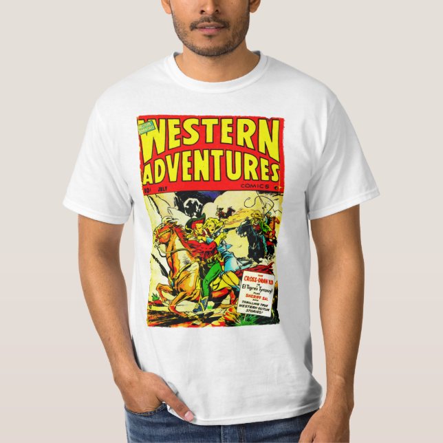 Classic Western Adventures T-Shirt (Front)