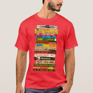 Classic Westerns Books Stack T-Shirt