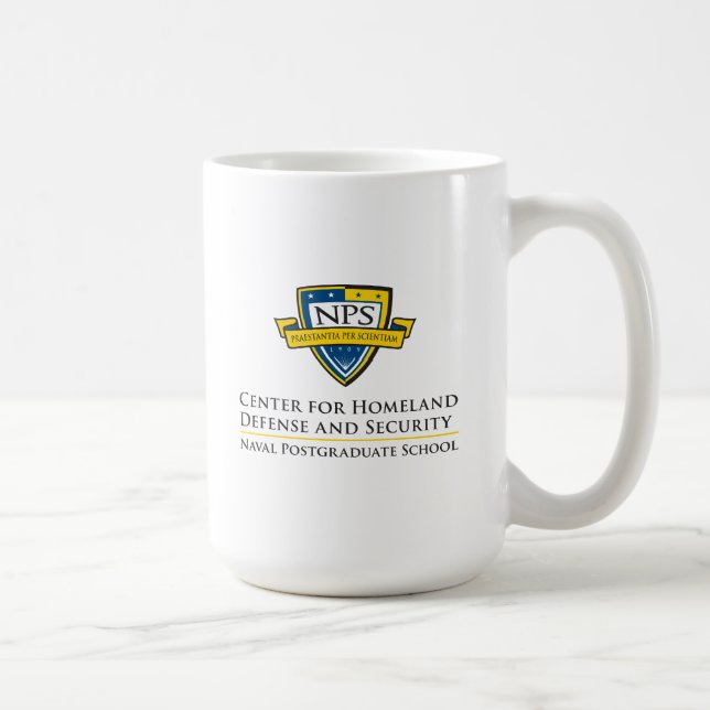 Classic White 15oz Mug - Coloured Logo (Right)