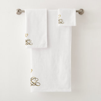 Classic White Bath Towel Set
