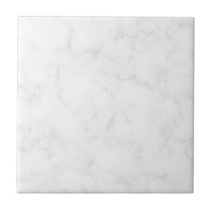Classic White Carrara Marble Ceramic Tile