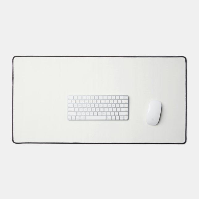 Classic White CUSTOM Desk Mat (Keyboard & Mouse)