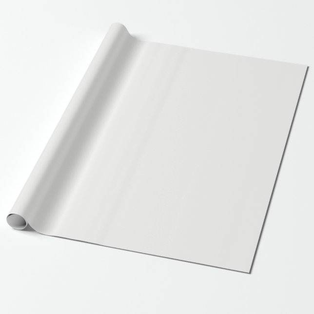 "Classic White" CUSTOMIZABLE Wrapping Paper (Unrolled)