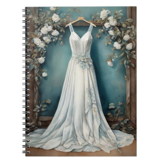 Classic White Dress Wedding Notebook