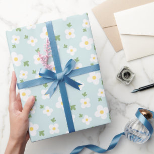 Classic White Flower Floral Vintage Timeless  Wrapping Paper