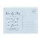 Classic White Flowers Save the Date Postcard