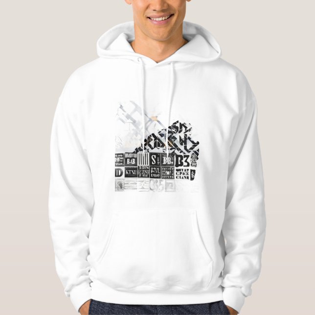 "Classic White Hoodie: Your Essential Wardrobe  Hoodie (Front)