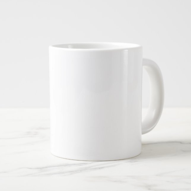 Classic White  Large Coffee Mug (Front Right)