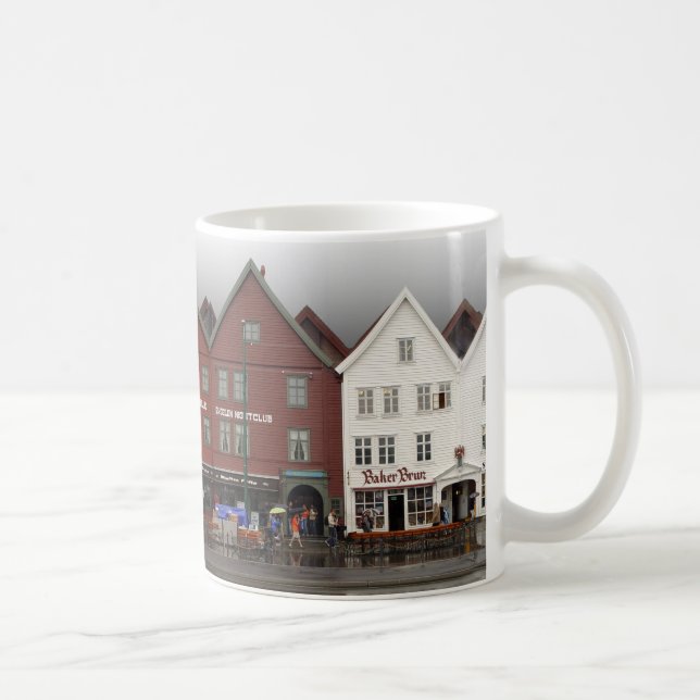 Classic White Mug - Bergen, Norway (Right)