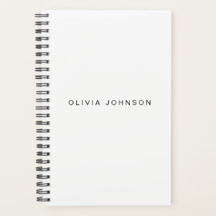 Classic White Spiral Weekly/Monthly 2027 Planner