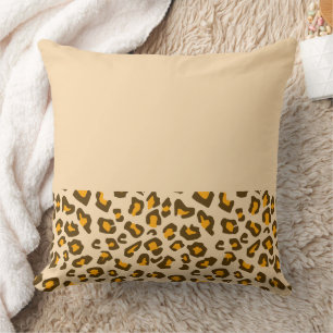 Classic Wild Leopard Print Pattern Cushion