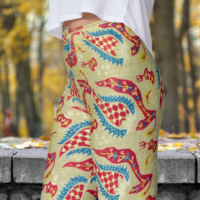 Classic William Morris Turkish Bed Print Leggings (William Morris - Turkish Bed Leggings)