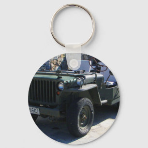Classic Willy's Jeep. Key Ring